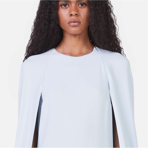 Stella McCartney Stretch Crepe Cape Dress Size 38 US 2-4 NWOT - Picture 2 of 14